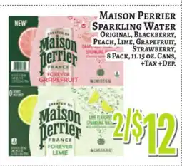 Trade Fair Supermarket MAISON PERRIER Sparkling Water offer