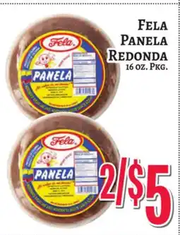 Trade Fair Supermarket FELA PANELA REDONDA offer