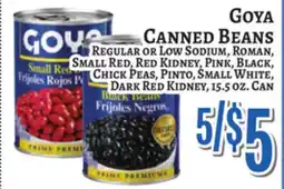 Trade Fair Supermarket Goya CANNED BEANS offer