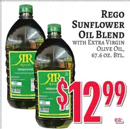 Trade Fair Supermarket REGO SUNFLOWER OIL BLEND WITH EXTRA VIRGIN OLIVE OIL offer