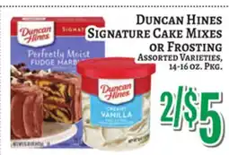Trade Fair Supermarket DUNCAN HINES SIGNATURE CAKE MIXES OR FROSTING offer