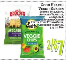 Trade Fair Supermarket GOOD HEALTH VEGGIE SNACKS offer
