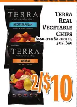 Trade Fair Supermarket TERRA REAL VEGETABLE CHIPS offer