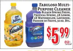 Trade Fair Supermarket FABULOSO MULTI-PURPOSE CLEANER offer