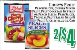 Trade Fair Supermarket Libby's Fruit offer