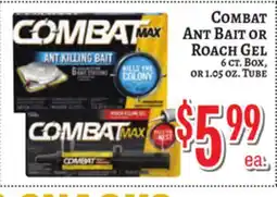 Trade Fair Supermarket COMBAT ANT BAIT OR ROACH GEL offer