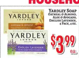 Trade Fair Supermarket YARDLEY SOAP offer