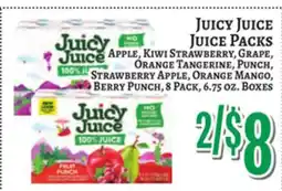 Trade Fair Supermarket JUICY JUICE JUICE PACKS offer