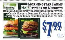 Trade Fair Supermarket MORNINGSTAR FARMS PATTIES OR NUGGETS offer