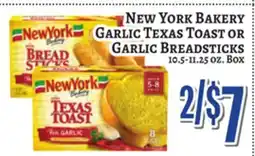 Trade Fair Supermarket NEW YORK BAKERY GARLIC TEXAS TOAST OR GARLIC BREADSTICKS offer