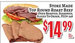 Trade Fair Supermarket STORE MADE TOP ROUND ROAST BEEF offer