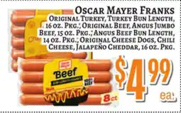 Trade Fair Supermarket OSCAR MAYER FRANKS offer