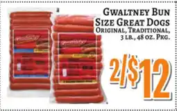 Trade Fair Supermarket GWALTNEY Bun SIZE GREAT DOGS offer