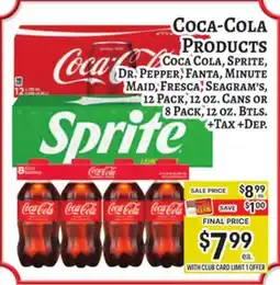 Trade Fair Supermarket COCA-COLA PRODUCTS offer