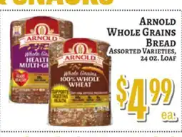 Trade Fair Supermarket ARNOLD WHOLE GRAINS BREAD offer