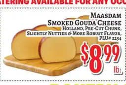 Trade Fair Supermarket MAASDAM SMOKED GOUDA CHEESE offer
