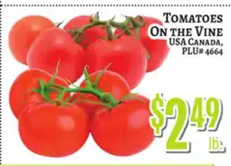 Trade Fair Supermarket TOMATOES ON THE VINE offer
