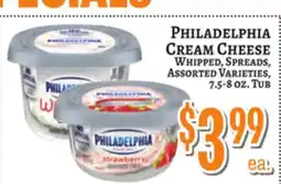 Trade Fair Supermarket PHILADELPHIA CREAM CHEESE offer