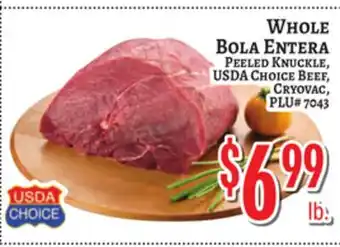 Trade Fair Supermarket WHOLE BOLA ENTERA offer