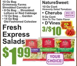 SuperFresh Fresh Express Salads offer