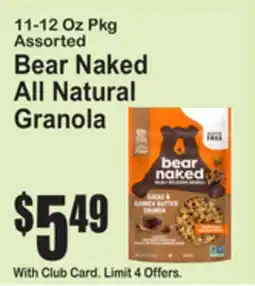 SuperFresh Bear Naked All Natural Granola offer