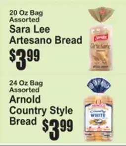 SuperFresh Sara Lee Artesano Bread offer