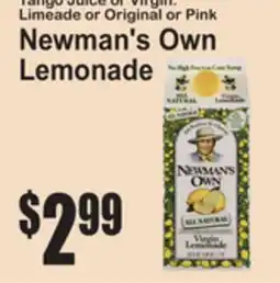 SuperFresh Newman's Own Lemonade offer