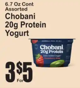 SuperFresh Chobani 20g Protein Yogurt offer