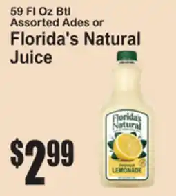 SuperFresh Florida's Natural Juice offer