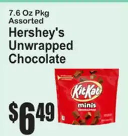 SuperFresh Hershey's Unwrapped Chocolate offer