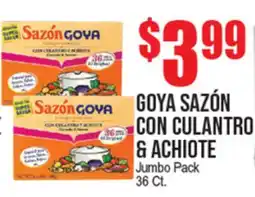 Extra Supermarket GOYA SAZÓN CON CULANTRO & ACHIOTE offer