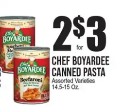 Extra Supermarket CHEF BOYARDEE CANNED PASTA offer