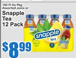 SuperFresh Snapple Tea offer