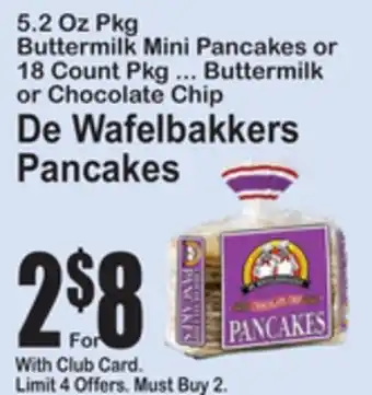 SuperFresh De Wafelbakkers Pancakes offer