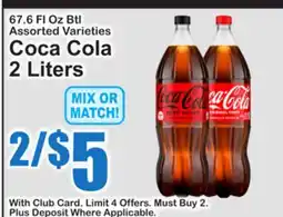 SuperFresh Coca Cola 2 Liters offer