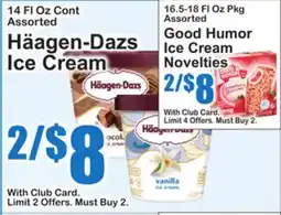 SuperFresh Häagen-Dazs Ice Cream, Good Humor Ice Cream Novelties offer