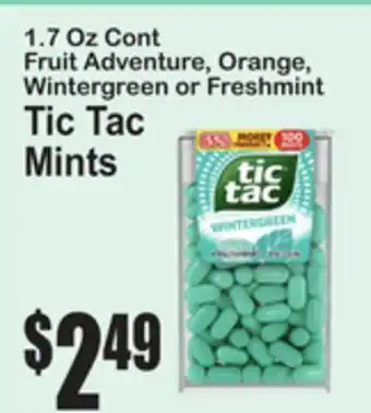 SuperFresh Tic Tac Mints offer