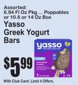 SuperFresh Yasso Greek Yogurt Bars offer