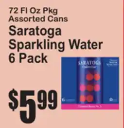 SuperFresh Saratoga Sparkling Water offer