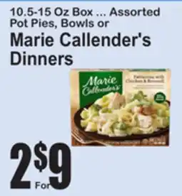 SuperFresh Marie Callender's Dinners offer