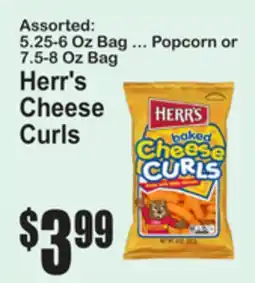 SuperFresh Assorted: 5.25-6 Oz Bag ... Popcorn or 7.5-8 Oz Bag Herr's Cheese Curls offer