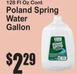 SuperFresh Poland Spring Water Gallon offer