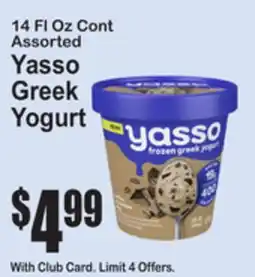 SuperFresh Yasso Greek Yogurt offer