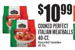 Extra Supermarket COOKED PERFECT ITALIAN MEATBALLS offer