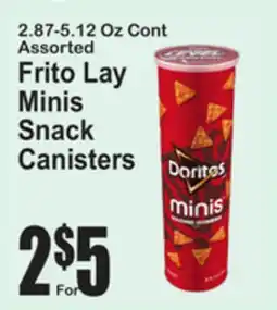 SuperFresh Frito Lay Minis Snack Canisters offer