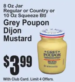 SuperFresh Grey Poupon Dijon Mustard offer