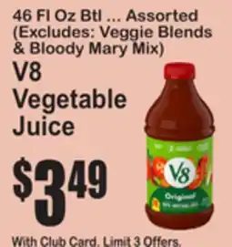 SuperFresh V8 Vegetable Juice offer