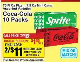 SuperFresh Coca-Cola 10 Packs offer