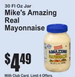SuperFresh Mike's Amazing Real Mayonnaise offer