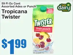SuperFresh Tropicana Twister offer